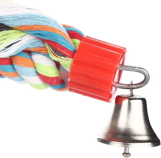 Large Parrot Toys 63 Inch Climbing Rope Bungee Bird Toys
