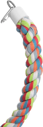 Large Parrot Toys 63 Inch Climbing Rope Bungee Bird Toys