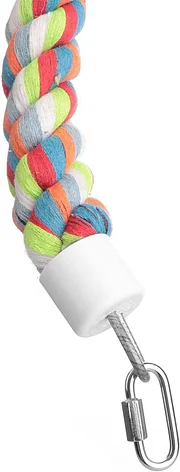 Large Parrot Toys 63 Inch Climbing Rope Bungee Bird Toys