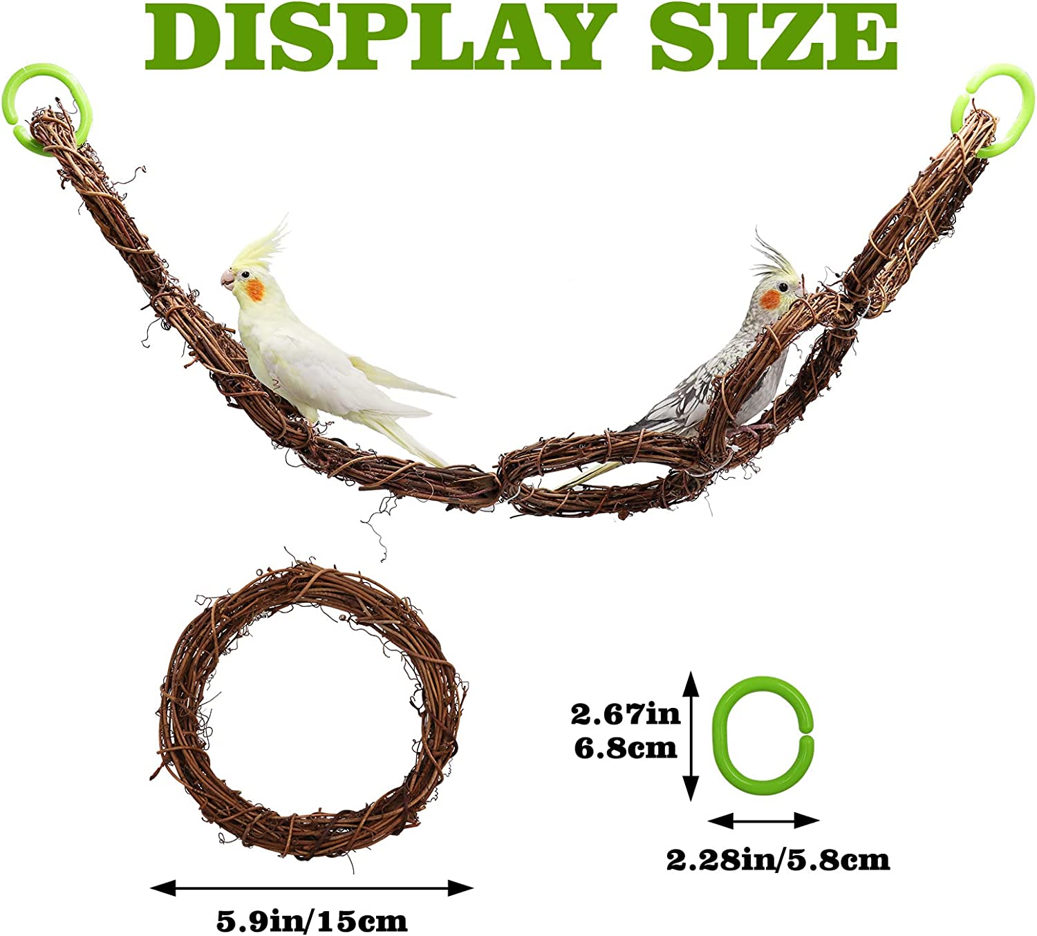 Bird Vine Rings Toy