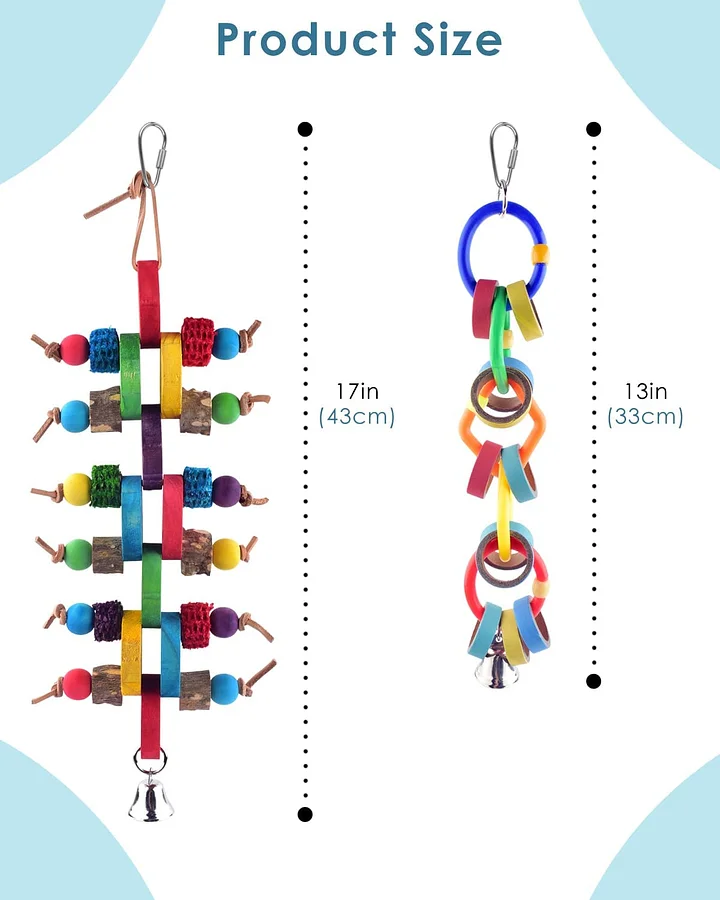 Bissap 2PCS Bird Chew Toys