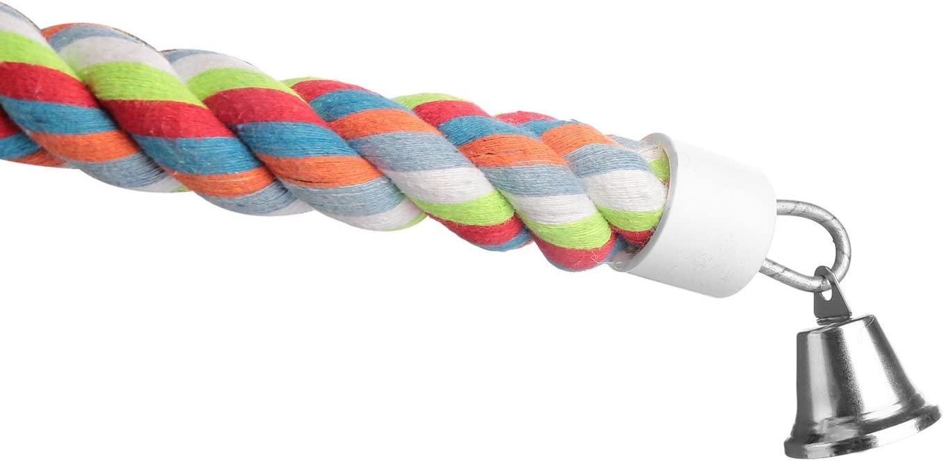 Large Parrot Toys 63 Inch Climbing Rope Bungee Bird Toys